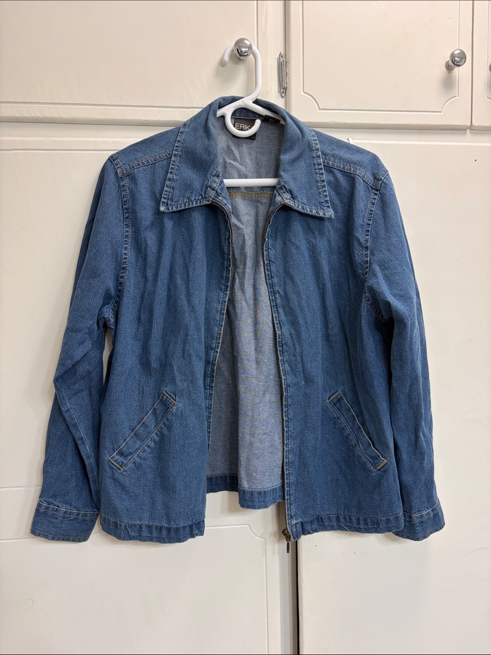 Erika Lightweight Blue Denim Shirt Jacket